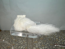 Load image into Gallery viewer, Dollhouse Miniature ~  Artisan Handmade OOAK White Cat Laying Down