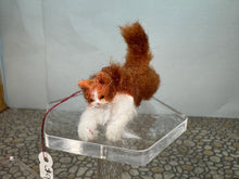 Load image into Gallery viewer, Dollhouse Miniature ~  Artisan Handmade OOAK Fluffy Orange Cat Standing Up