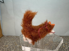 Load image into Gallery viewer, Dollhouse Miniature ~  Artisan Handmade OOAK Fluffy Orange Cat Standing Up