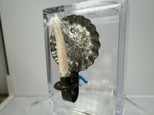 Load image into Gallery viewer, Dollhouse Miniature ~ Vintage Artisan Studio B Handmade Tin Wall Candlestick Holder