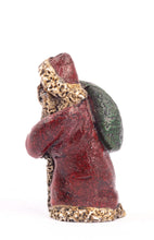 Load image into Gallery viewer, Dollhouse Miniature ~ Hand Painted Metal Father Christmas, Only 1" Tall - Ursula Sauerberg Estate