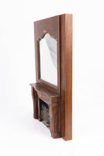 Load image into Gallery viewer, Dollhouse Miniature ~ Handmade 3 Piece Lawbre Fireplace & 2 Bookshelves