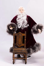Load image into Gallery viewer, Dollhouse Miniature ~ Decorated Father Christmas Desk & Large Bookshelf