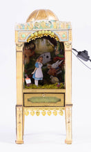 Load image into Gallery viewer, Dollhouse Miniature ~ Alice in Wonderland Puppet Theater with Battery Operated Light