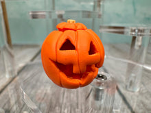 Load image into Gallery viewer, Dollhouse Miniature ~Artisan Handmade Halloween Jack-o-lantern Scary & Happy Carved Pumpkin