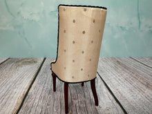 Load image into Gallery viewer, Dollhouse Miniature ~ JBM Australia Modern Dining Chair Mahogonay Finish