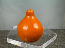 Load image into Gallery viewer, Dollhouse Miniature ~ Vintage Artisan Alex Meiklejohn Handmade Halloween Porcelain Jack-o-lantern