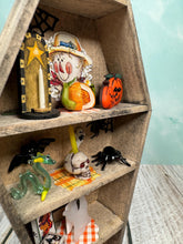 Load image into Gallery viewer, Artisan Handmade Decorated Coffin Halloween Display Case