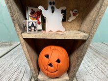 Load image into Gallery viewer, Artisan Handmade Decorated Coffin Halloween Display Case