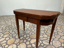 Load image into Gallery viewer, Dollhouse Miniature - Vintage Artisan Roger Gutheil 1998 Handmade Dropleaf Wooden Table With Hinge