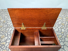 Load image into Gallery viewer, Dollhouse Miniature - Vintage Artisan Roger Gutheil Handmade Wooden Table With Chest & Drawers