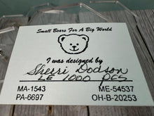 Load image into Gallery viewer, Dollhouse Miniature ~ World Of Miniature Bears Handmade Halloween Pumpkin Bear Limited Edition