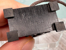 Load image into Gallery viewer, Dollhouse Miniature ~ Vintage Artisan Jim Watt Handmade Wooden Tombstone Radio Signed