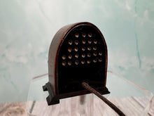 Load image into Gallery viewer, Dollhouse Miniature ~ Vintage Artisan Jim Watt Handmade Wooden Tombstone Radio Signed