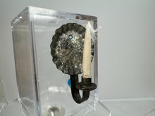 Load image into Gallery viewer, Dollhouse Miniature ~ Vintage Artisan Studio B Handmade Tin Wall Candlestick Holder