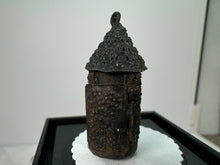 Load image into Gallery viewer, Dollhouse Miniature ~ Vintage Artisan Studio B Handmade Punched Tin Candle Lantern
