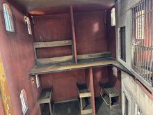 Load image into Gallery viewer, Dollhouse Miniature - Vintage Artisan Steve Hilbert UK "The Prison" Handmade In England 1:12 Scale From Museum In London OOAK