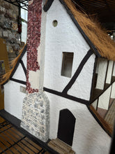 Load image into Gallery viewer, Dollhouse Miniature - Vintage Handmade Irish Tudor With Thatched Roof Fully Finished 1:12 Scale Dollhouse