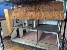 Load image into Gallery viewer, Dollhouse Miniature - Vintage Handmade Irish Tudor With Thatched Roof Fully Finished 1:12 Scale Dollhouse