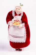 Load image into Gallery viewer, Dollhouse Miniature ~ Mr. & Mrs. Santa Claus Pair - Fern Vasi
