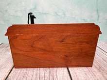 Load image into Gallery viewer, Dollhouse Miniature ~ Vintage Artisan Don Crosson 1982 Handmade Wooden Sink With Cabinets