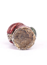 Load image into Gallery viewer, Dollhouse Miniature ~ Hand Painted Metal Father Christmas, Only 1" Tall - Ursula Sauerberg Estate