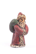 Load image into Gallery viewer, Dollhouse Miniature ~ Hand Painted Metal Father Christmas, Only 1" Tall - Ursula Sauerberg Estate