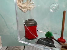 Load image into Gallery viewer, Artisan Handmade 7 Piece Household Cleaning Set With Shop Vac , Mop, Garbage Can, Duster, Dust Pan & Plunger