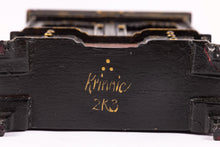 Load image into Gallery viewer, Dollhouse Miniature ~ Decorated Hutch with Bar Glassware & More by Krinnie - Ursula Sauerberg