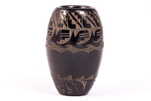 Load image into Gallery viewer, Dollhouse Miniature ~ Geri Naranjo - Native American Carved Pottery Pot with Design