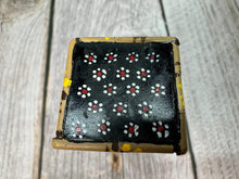 Load image into Gallery viewer, Dollhouse Miniature ~ Vintage Artisan CYR Handmade Hand Painted Metal Side Table Made In England