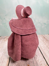 Load image into Gallery viewer, Dollhouse Miniature ~ Artisan Handmade Porcelain Woman in Purple Winter Coat & Ice Skates Doll