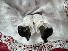 Load image into Gallery viewer, Dollhouse Miniature ~ Artisan Handmade Porcelain Woman Doll In Red Winter Jacket Outfit