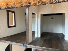 Load image into Gallery viewer, Dollhouse Miniature - Vintage Handmade Irish Tudor With Thatched Roof Fully Finished 1:12 Scale Dollhouse