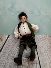 Load image into Gallery viewer, Dollhouse Miniature ~ Artisan Handmade Porcelain Artist Painter Male / Man Doll Posable OOAK