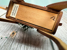 Load image into Gallery viewer, Artisan Wilhelmina Handmade Wooden Raindeer Poinsetta Planter