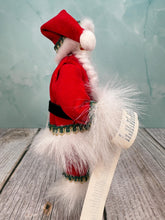 Load image into Gallery viewer, Artisan Handmade Hand Painted Porcelain Santa Doll Holding The Nice List