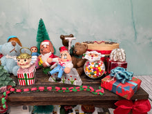 Load image into Gallery viewer, Dollhouse Miniature  ~ Artisan Handmade OOAK Decorated Santa's Workshop Christmas Table