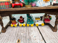 Load image into Gallery viewer, Dollhouse Miniature  ~ Artisan Handmade OOAK Decorated Santa's Workshop Christmas Table