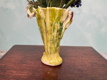 Load image into Gallery viewer, Veronique Cornish Porcelain Butterfly Vase With Artisan Handmade Flower Bouquet
