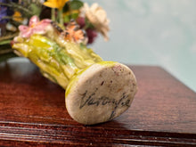 Load image into Gallery viewer, Veronique Cornish Porcelain Butterfly Vase With Artisan Handmade Flower Bouquet