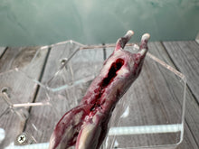 Load image into Gallery viewer, Dollhouse Miniature ~ Artisan Handmade Skinned Rabbit On String Butcher Shop