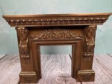 Load image into Gallery viewer, Vintage Artisan Handmade Bronze Fireplace