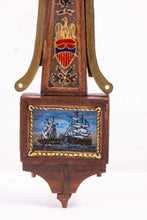 Load image into Gallery viewer, Orvin Fjare Banjo Clock with Painted Ships