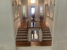 Load image into Gallery viewer, Large White Dollhouse By Jimmy Landers With Furniture And Landscaping