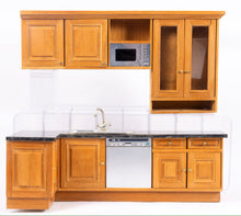 Load image into Gallery viewer, Wonderful Kitchen with Faux Granite & Aga Stove with Wooden Cabinetry