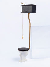 Load image into Gallery viewer, 24k Gold Bathroom Set by F.W. Koch, Porcelain 3 Piece Bath Set