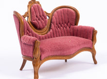 Load image into Gallery viewer, Handmade Leonetta Victorian Sofa & Chair Set with Ottoman