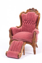 Load image into Gallery viewer, Handmade Leonetta Victorian Sofa & Chair Set with Ottoman