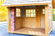 Load image into Gallery viewer, Ship Captain's Cottage with Cedar Shakes & Brick Chimney